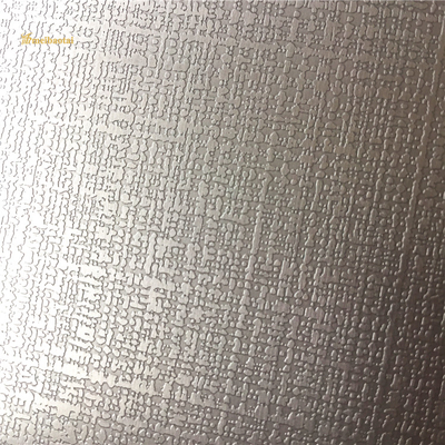 Simba Grain Grey Stainless Steel Etching Sheet Jisco Wall Plate