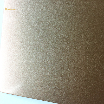 Orange Sandblasted Stainless Steel Sheet For Wall Decorate