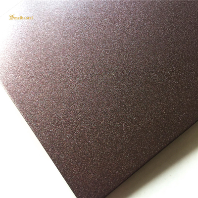 Brushed 201 Stainless Steel Kitchen Wall Sheets Purple And Red Anti - Fingerprint