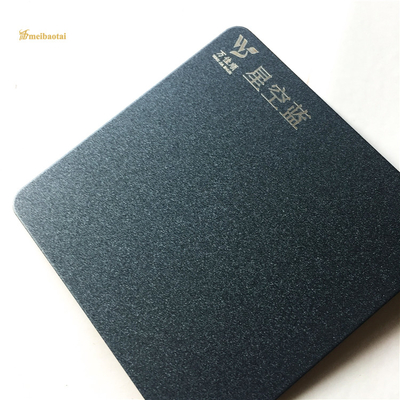 Star Blue Brushed AISI Stainless Steel Plate Four Feet