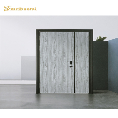 Imitation Wood Grain Stainless Laminate Sheets Decorate Wall Edge 1000mm Width