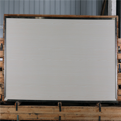 Imitation Wood Grain White Color Stainless Laminate Sheets Decorate Wall Edge
