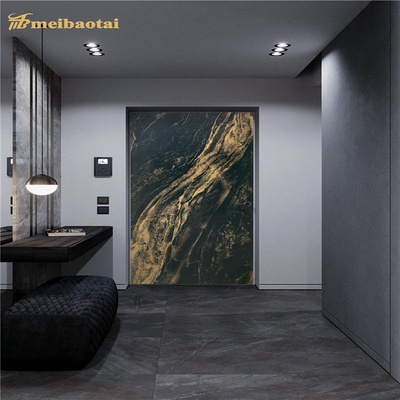 304 Imitation Wood Grain Stainless Laminate Sheets 0.3mm Thickness