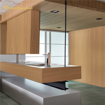Mill Edge 304 Decorative Stainless Steel Sheet Imitation Wood Grain Laminated