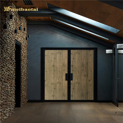 201 304 Imitation Wood Grain Laminate Door Stainless Steel Sheets 4X8FT