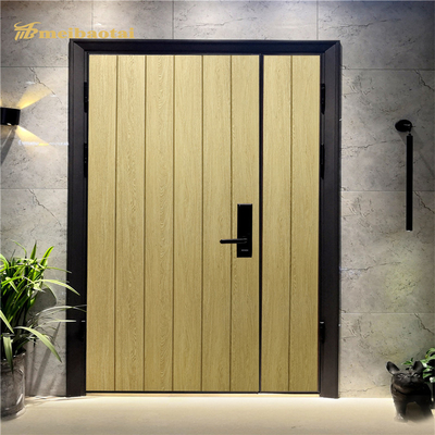 Imitation Wood Grain Laminate Stainless Steel Sheet Door Decoration 4X8FT