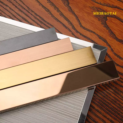 Decorative Stainless Steel Tile Trim 15mm Stainless Steel U Trim U Shape