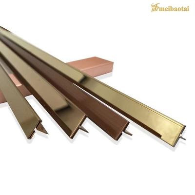 Хорошая цена Подгоняйте профиль украшения отделки зеркала дизайна/нержавеющей стали T U v волосяного покрова кафельный онлайн