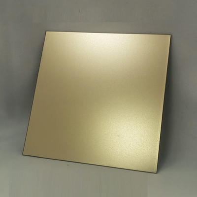Decorative 304 Stainless Steel Sheet Sandblasted Black Champagne Gold