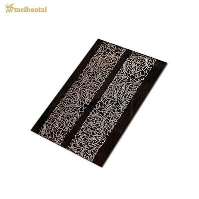 8ft X 4ft Elevator Stainless Steel Sheet 1.0mm Thickness Decorative Lift Plate