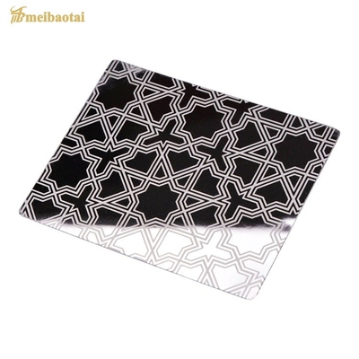 Супер вытравленный зеркалом лист нержавеющей стали 1219x2438mm 0.85mm