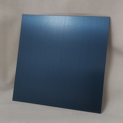 Brushed Finished Customized Color Plating SS Sheet Four Feet