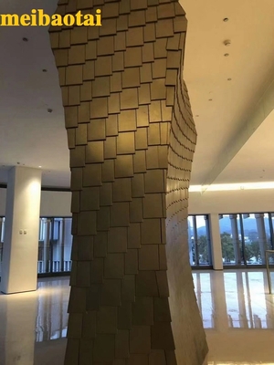 Four Feet Bronze Color Embossed Stainless Steel Sheet Decoration Product