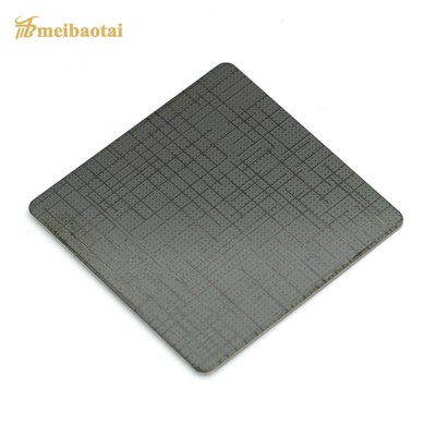 Antique Copper Decorative Stainless Steel Sheet Metal Sandblasted Vibration