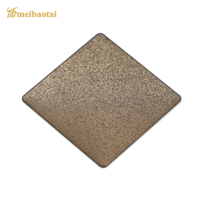 Antique Copper Decorative Stainless Steel Sheet Metal Sandblasted Vibration