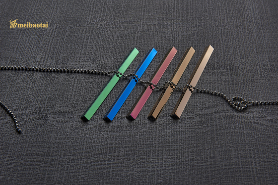 0.65mm Thickness Stainless Steel Tile Trim SS U V Profile Decorative With Color Platng
