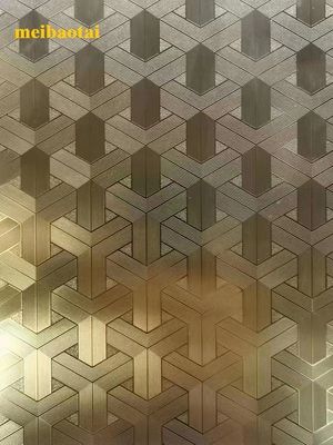 Хорошая цена DIN 0,95 мм Thk Золотое зеркало гравированный листок из нержавеющей стали для наружной онлайн