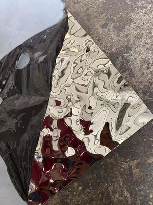 Хорошая цена Серебряное Золото Черное Зеркало Водяная Волна Лист из нержавеющей стали 1219*2438 мм онлайн