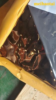 Размер на заказ 0,65 мм Толщина Черный цвет Покрытый водой Волнообразный листок из нержавеющей стали для потолка и стены