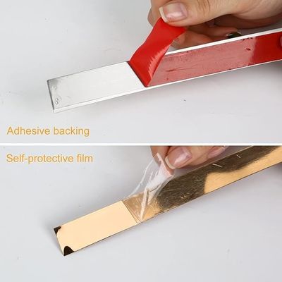 Хорошая цена Металлическая клейкая лента из нержавеющей стали с цветной окраской онлайн