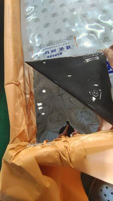 0.65 мм толщина PVD цвет покрытый водной волновой нержавеющей стали лист для ASTM стандартного стенового украшения