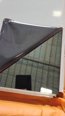 Black Mirror Color Sheet Pvd Coating Decoration Stainless Steel Plate