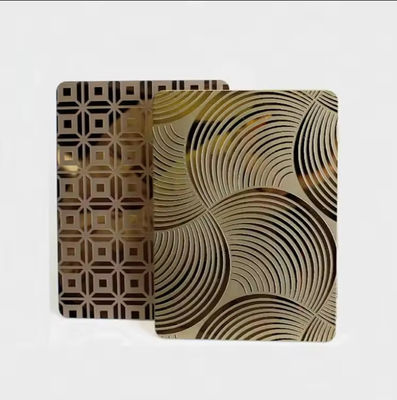 Травленый лист из нержавеющей стали AISI 304 размером 1219x3048 мм для декоративных применений