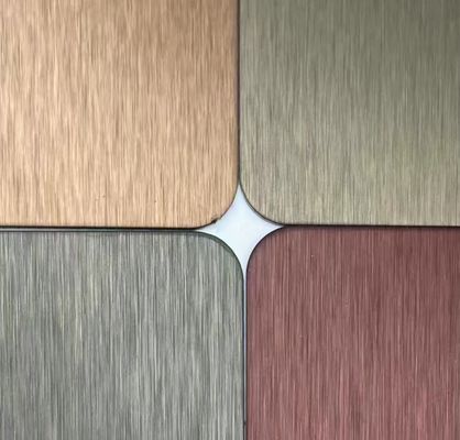 Хорошая цена Четыре фута NO.4 Завершенная SS декоративная плита толщина 0,65 мм онлайн