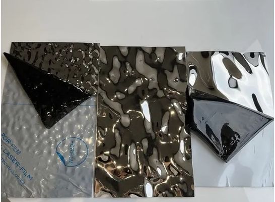 Хорошая цена Большой узор ряби на воде Лист нержавеющей стали с эффектом ряби для дизайна интерьера онлайн