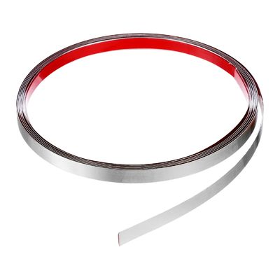 Зеркальная поверхность Линия волос Окончание ПВД Цветовое покрытие Нержавеющая сталь Клейкая рулонная плоская отделка для краев плитки