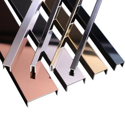 Хорошая цена U6 U8 U10 Color Stainless Steel U Tile Trim Decoration Wall онлайн