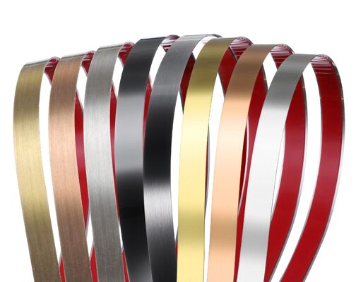 Хорошая цена ПВД цвет покрытый нержавеющей стали полосы Peel And Stick Strip - коррозионно-устойчивый и легко очищаемый плитки отделки онлайн