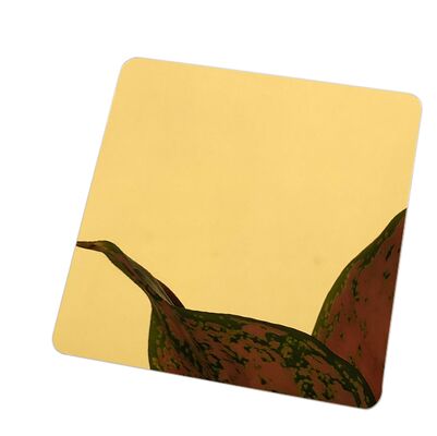 Хорошая цена Горячая продажа Золото зеркало цвет нержавеющей стали лист декорации стены онлайн