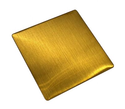 Золотая линия волос PVD цветное покрытие линия волос цветной лист из нержавеющей стали