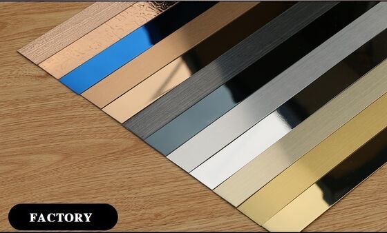 Хорошая цена Производитель PVD-покрытия Металлическая нержавеющая сталь Клейкая рулонная плоская лента онлайн