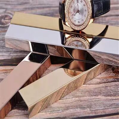 Настраиваемый размер 304 из нержавеющей стали U-образные плитки отделка с зеркальной поверхностью