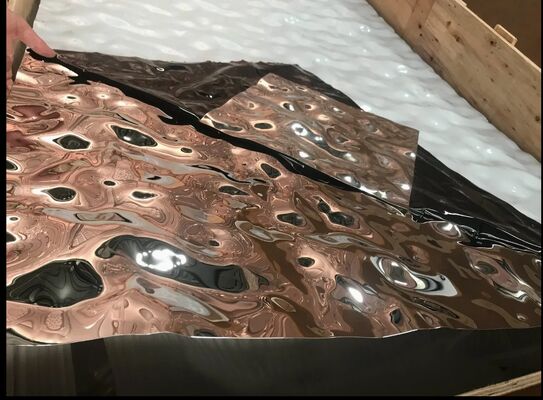 Хорошая цена 3D водяная волна нержавеющей стали, зеркальная отделка декоративная панель онлайн
