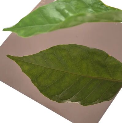 Durable 304 Rose Gold Mirror Stainless Steel Panel for Home Decor