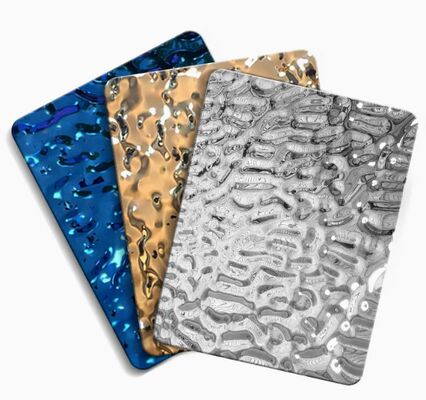 3D зеркальное отделка воды каскадные панели из нержавеющей стали для гостиничных проектов