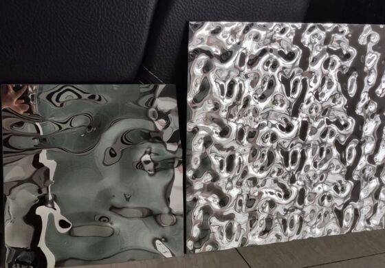 Зеркало водяной волны из нержавеющей стали: высокоотражающая декоративная плита