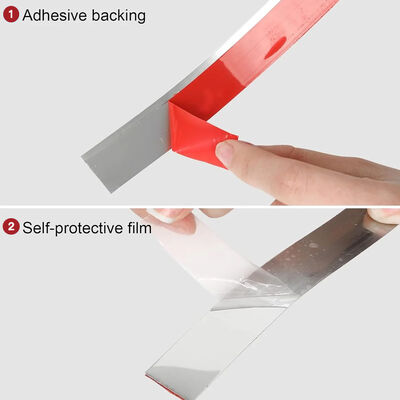 Поверхность волос PVD цвет покрытый нержавеющей стали плитки обрезки плоский клейкий рулон