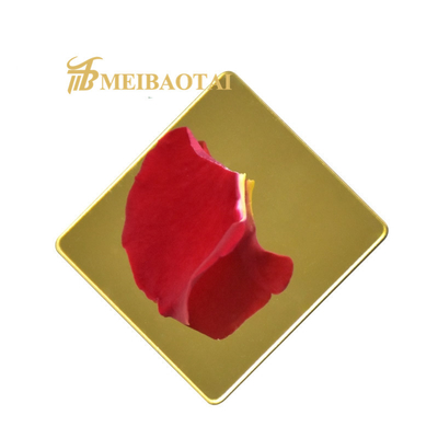 2.0mm Thickness SS Coloured Sheet Gold Purple Black Silver Mirror 4x8 Anti Corrosion
