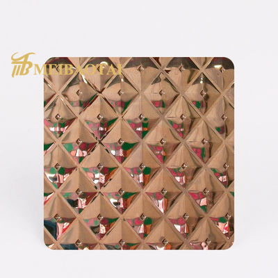 Хорошая цена Плита диаманта нержавеющей стали SS201, 10ft выбитый стальной лист 0.75mm толщиной онлайн