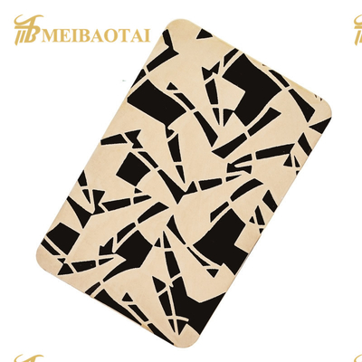 Etching Patterns Stainless Steel Sheets 1.0mm Thickness Color Coating Plate