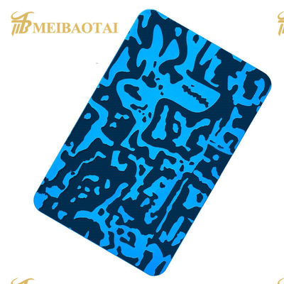 Полированная нержавеющая сталь SS201 с PVD-покрытием, толщина 0,65 мм, травленая нержавеющая сталь для декора стен