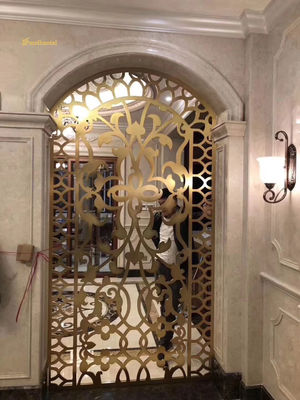 Хорошая цена Бронзовый цвет Металлические разделители комнат Декоративные перегородки для гостиниц онлайн