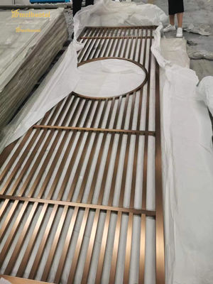 Хорошая цена MBT Цветовая стрижка Нержавеющая сталь Разделитель комнаты Декорация гостиницы онлайн