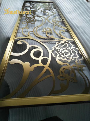 Хорошая цена MBT Нержавеющая сталь разделитель комнаты 0,3 мм Гостиничный декор Настраиваемый размер онлайн