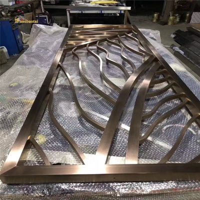 Хорошая цена Декорация MBT Бронзовая медь Нержавеющая сталь Разделитель комнаты 3,0 мм толщина онлайн