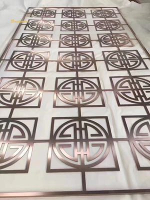 Хорошая цена Настраиваемые размеры зеркальные волосы Нержавеющая сталь разделитель комнаты класс 201 онлайн